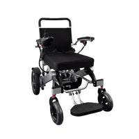 HKM-832531 Lightweight Electric Folding Wheelchair with Motorized Rims, Aluminum Alloy Frame, 150kg Capacity