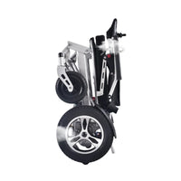 HKM-832531 Lightweight Electric Folding Wheelchair with Motorized Rims, Aluminum Alloy Frame, 150kg Capacity