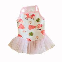 HKM-8325693 Cute Thin Cotton Pet Princess Dress – One-Piece Fashion for Small Dogs
