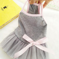 HKM-8325693 Cute Thin Cotton Pet Princess Dress – One-Piece Fashion for Small Dogs