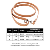 HKM-8326077 Adjustable PU Leather Dog Leash and Cat Pulling Rope in Assorted Colors
