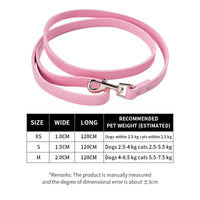 HKM-8326077 Adjustable PU Leather Dog Leash and Cat Pulling Rope in Assorted Colors