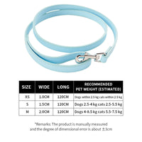 HKM-8326077 Adjustable PU Leather Dog Leash and Cat Pulling Rope in Assorted Colors