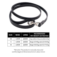 HKM-8326077 Adjustable PU Leather Dog Leash and Cat Pulling Rope in Assorted Colors