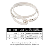 HKM-8326077 Adjustable PU Leather Dog Leash and Cat Pulling Rope in Assorted Colors