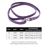 HKM-8326077 Adjustable PU Leather Dog Leash and Cat Pulling Rope in Assorted Colors
