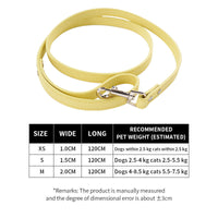 HKM-8326077 Adjustable PU Leather Dog Leash and Cat Pulling Rope in Assorted Colors