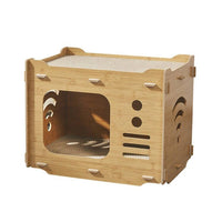 HKM-8327741 Large Double-Layer Scratch-Resistant Cat House with Spacious Design in Various Colors