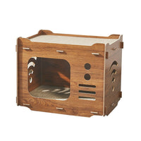 HKM-8327741 Large Double-Layer Scratch-Resistant Cat House with Spacious Design in Various Colors
