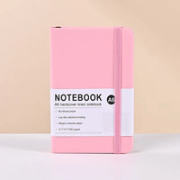 HKM-832787 Ivory White PU Leather Strap Notebook with Lined Inner Pages for Creative Office Use