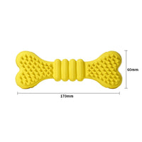 HKM-8328893 Large Rubber Chew Toys for Boredom Relief - Orange and Yellow, 170 x 60mm