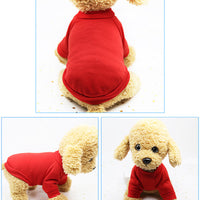 HKM-8329149 Dog Pure Color Cozy Sweatshirt in Various Sizes