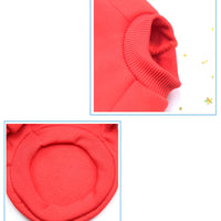 HKM-8329149 Dog Pure Color Cozy Sweatshirt in Various Sizes