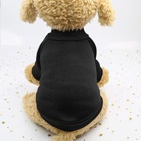 HKM-8329149 Dog Pure Color Cozy Sweatshirt in Various Sizes