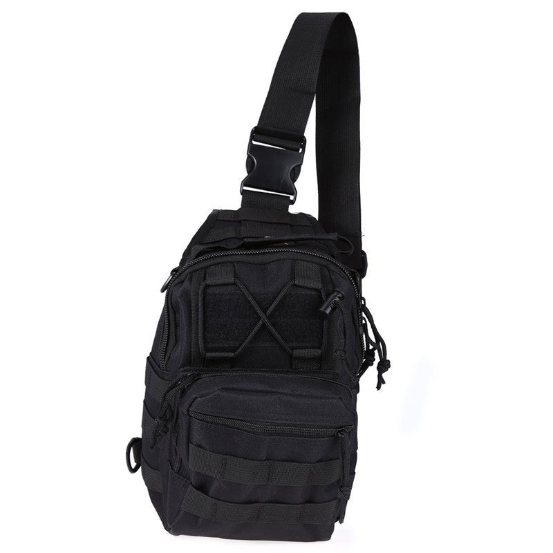 HKM-832915 Compact Tactical Sling Backpack with MOLLE System for Outdoor Activities
