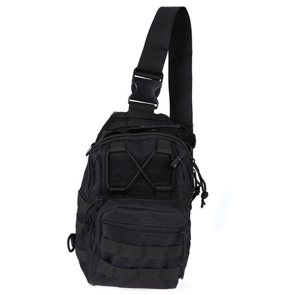 HKM-832915 Compact Tactical Sling Backpack with MOLLE System for Outdoor Activities
