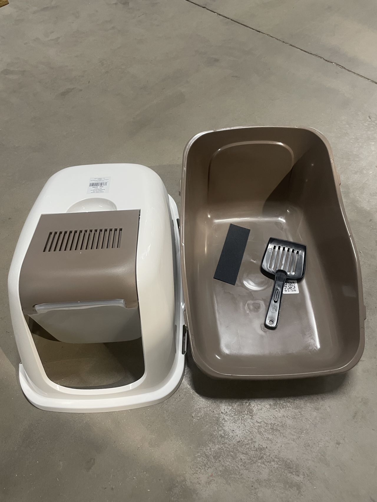 HKM-8329533 Cat Toilet with Shovel for Easy Cleaning