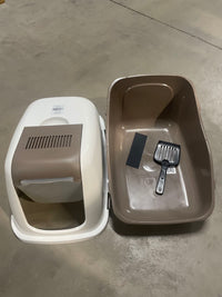 HKM-8329533 Cat Toilet with Shovel for Easy Cleaning
