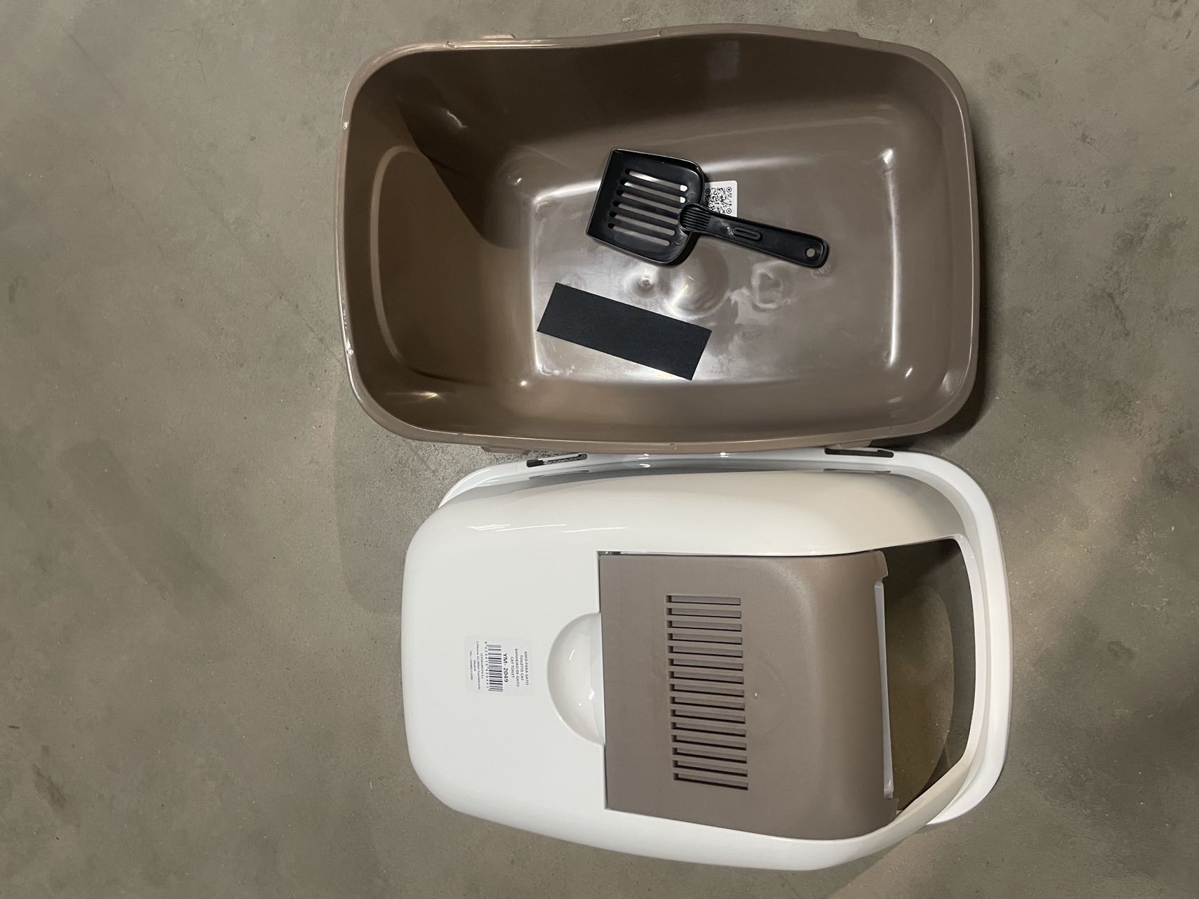 HKM-8329533 Cat Toilet with Shovel for Easy Cleaning