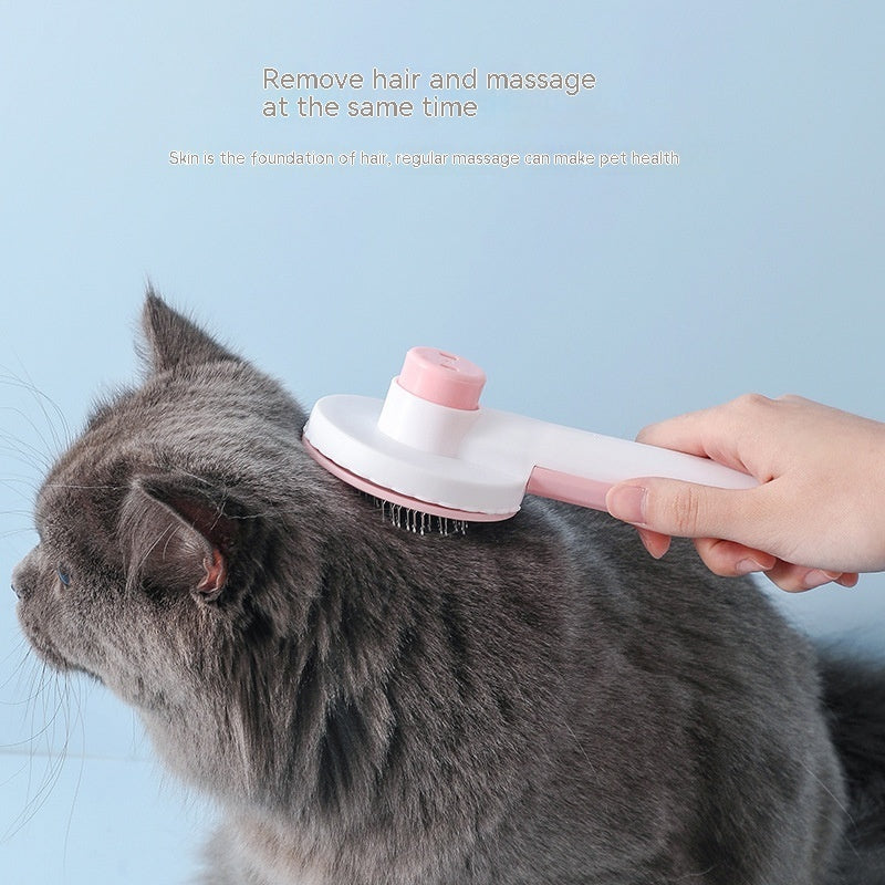 HKM-8329661 Stainless Steel Pet Comb for Dogs and Cats - Hair Removal and Massage Brush
