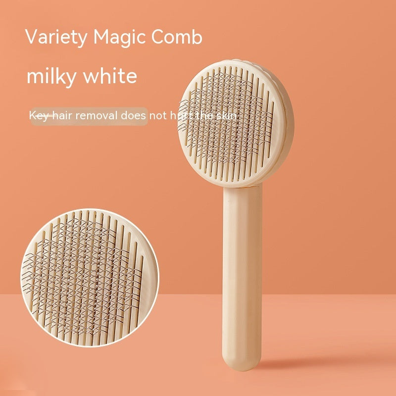 HKM-8329661 Stainless Steel Pet Comb for Dogs and Cats - Hair Removal and Massage Brush