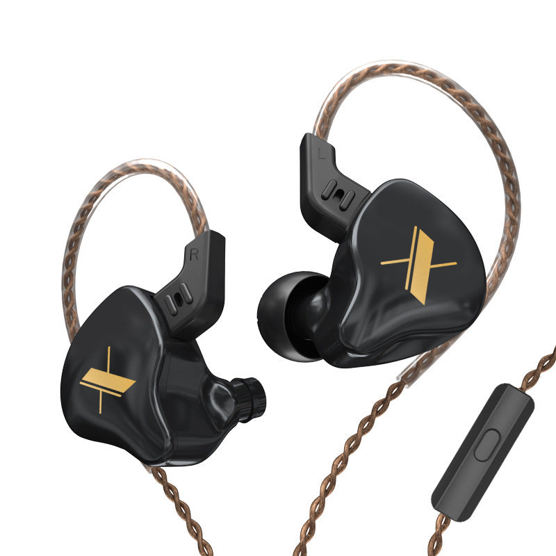 HKM-832979 Wired In-Ear Headphones with Wheat Cable and Built-In Microphone for Noise Reduction and Sports Use