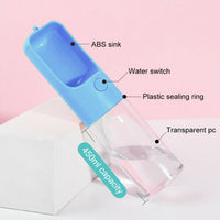 HKM-8329917 Portable Plastic Pet Drinking Fountain for Cats and Dogs - Convenient Water Dispenser