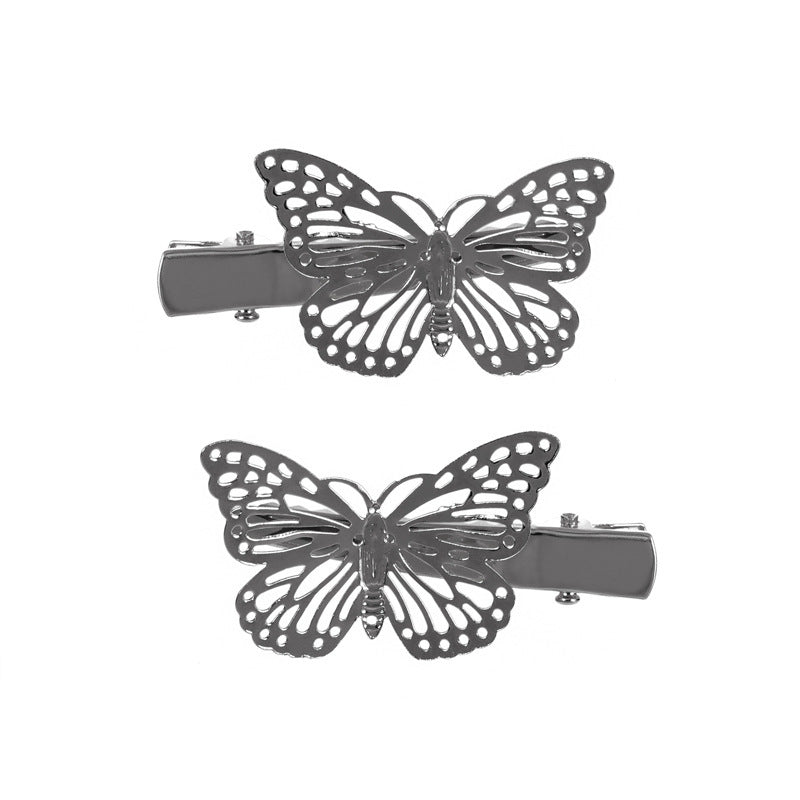 HKM-833235 Three-Dimensional Butterfly Bow Hairpin in 18K Electroplated Metal