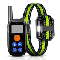 HKM-8334653 Intelligent Waterproof Dog Training Device with Remote Control and Light Feature