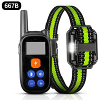 HKM-8334653 Intelligent Waterproof Dog Training Device with Remote Control and Light Feature