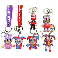 HKM-833491 Amazing Cartoon Keychain Pendant for Boys - Fun Rubber and Silicone Keychain Toy