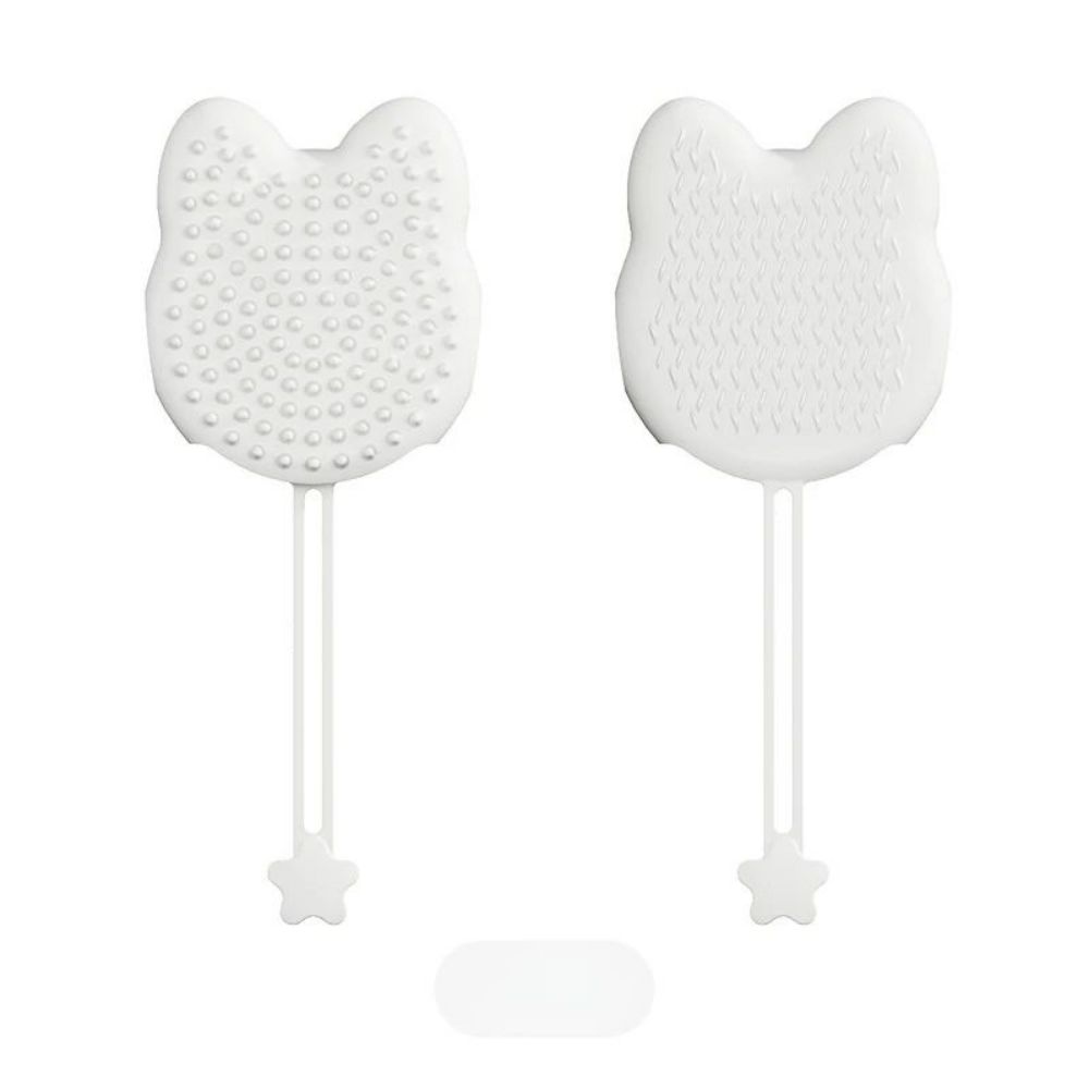 HKM-8335421 Silicone Pet Bathing Massager Gloves for Dogs and Cats, Hair Deshedding and Cleaning Tool