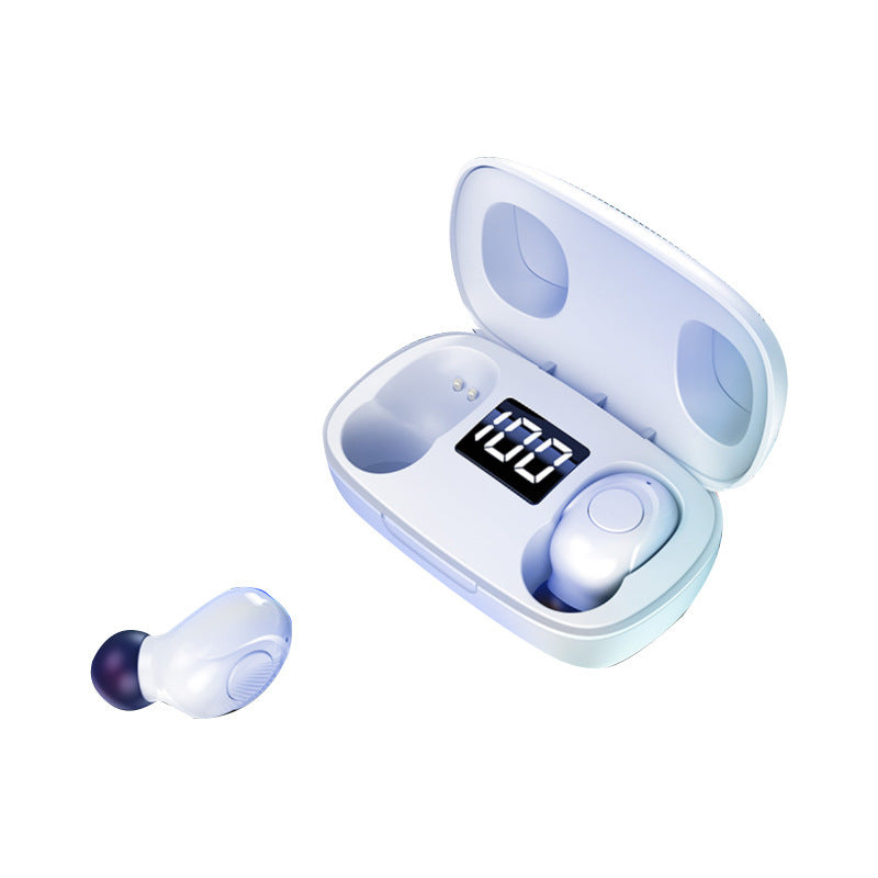 HKM-833555 Bluetooth Headset with Digital Display - Stereo Sound, 10m Range, Battery & Call Functions
