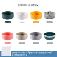HKM-8335805 Ceramic Cat Bowl in Random Colors - Simple and Elegant Design