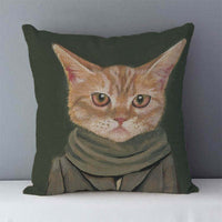 HKM-833619 Cartoon Anime Print Cotton Pillow Case - 45x45cm