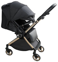 HKM-8336723 black baby stroller one-hand fold showcase