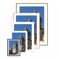 HKM-833683 Black and White Poster Picture Frames in Various Sizes: 4x6, 5x7, 6x8, 8x10, A1, A2, A3, A4, A5, 11x14, 12x16, 12x18, 16x20, 18x24, 24x36