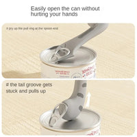 HKM-8337085 Multifunctional Silicone Pet Spoon and Can Opener with Sealing Cover for Dog and Cat Food Storage