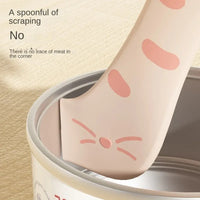 HKM-8337085 Multifunctional Silicone Pet Spoon and Can Opener with Sealing Cover for Dog and Cat Food Storage