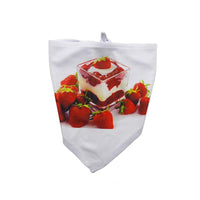 HKM-8337213 Pet Saliva Triangle Towel for Heat Transfer Printing - Durable Polyester, Multiple Sizes Available