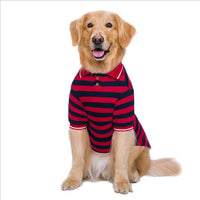 HKM-8337981 Pet Polo Shirt for Two-Legged Pets - Soft Cotton, High Elasticity, Various Sizes Available