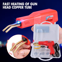 HKM-833875 Car Bumper Repair Plastic Welding Kit with 110V and 220V Options, Includes 100pcs 0.6mm Welding Wire