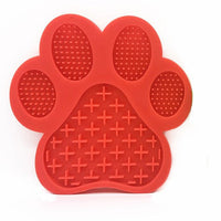 HKM-8339773 Silicone Dog Footprint Licking Pad for Slow Feeding, Food-Grade Material, 180MM x 180MM