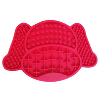 HKM-8339773 Silicone Dog Footprint Licking Pad for Slow Feeding, Food-Grade Material, 180MM x 180MM
