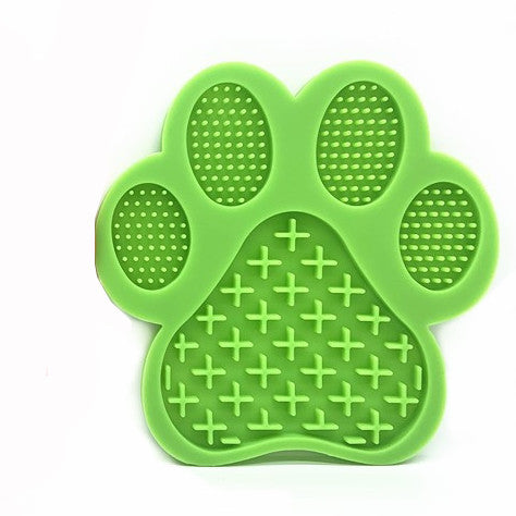 HKM-8339773 Silicone Dog Footprint Licking Pad for Slow Feeding, Food-Grade Material, 180MM x 180MM