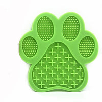 HKM-8339773 Silicone Dog Footprint Licking Pad for Slow Feeding, Food-Grade Material, 180MM x 180MM