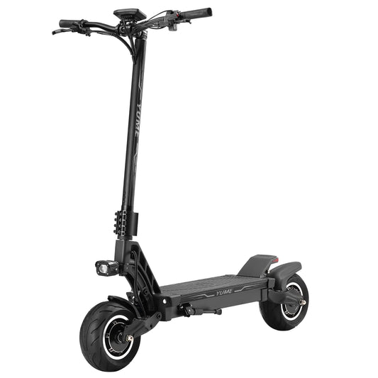 HKM-834003 YUME Hawk Pro Folding Electric Scooter with Long Range, 6000W Dual Motor, Hydraulic Suspension, 49 km/h Speed, 330lbs Capacity