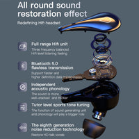 HKM-834131 Binaural Wireless Sport Headphones with Active Noise Reduction and Bluetooth 5.0