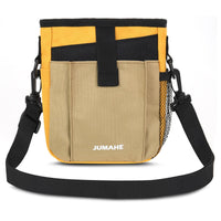 HKM-8341821 Large Capacity Outdoor Dog Training Snack Bag - Medium Soft Polyester in Khaki, Army Green, Yellow