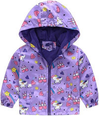 HKM-834195 Girls Softshell Jacket for Kids Comfortable and Stylish Clothing Winter and Autumn